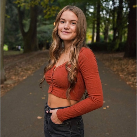 Urban Outfitters Tops - Urban Outfitters Cropped Long Sleeve